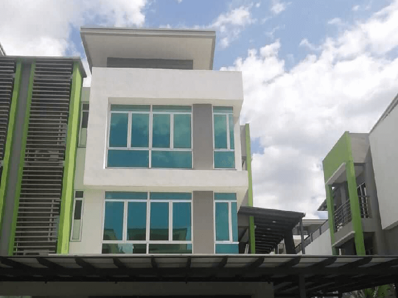 NT1 21 - TINTED HOUSE BUILDING OFFICE WINDOW FILM SHAH ALAM GREAT EXPERT THE BEST HOUSE TINT ALAM AVENUE