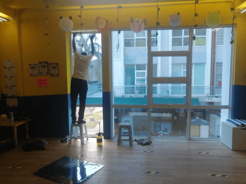 TINTED GLASS WINDOW FILM STICKER ALAM AVENUE