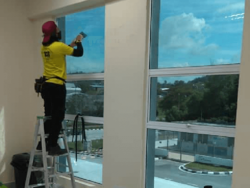 TINTED GLASS WINDOW FILM STICKER ALAM AVENUE