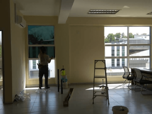 TINTED GLASS WINDOW FILM STICKER ALAM AVENUE