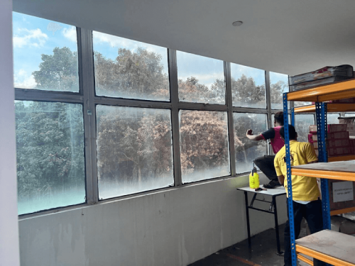 TINTED GLASS WINDOW FILM STICKER PAYA JARAS