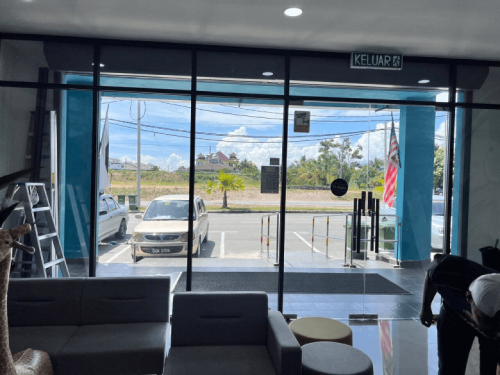 TINTED GLASS WINDOW FILM STICKER GLENMARIE