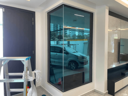 TINTED GLASS WINDOW FILM STICKER ELMINA