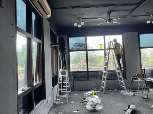 TINTED GLASS WINDOW FILM STICKER SUBANG BESTARI