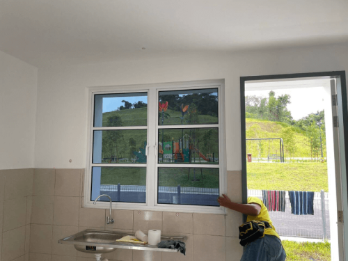 TINTED GLASS WINDOW FILM STICKER SUBANG BESTARI