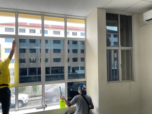 TINTED GLASS WINDOW FILM STICKER CAHAYA SPK