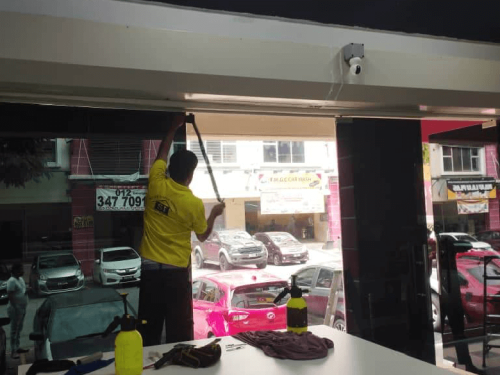 TINTED GLASS WINDOW FILM STICKER KAMPUNG BARU SUBANG