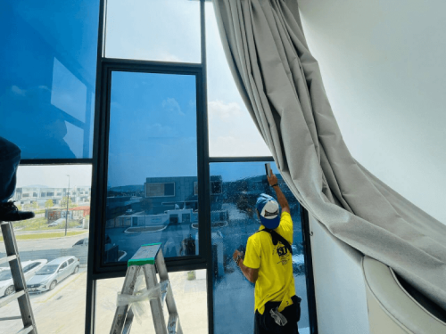TINTED GLASS WINDOW FILM STICKER BUKIT RIMAU